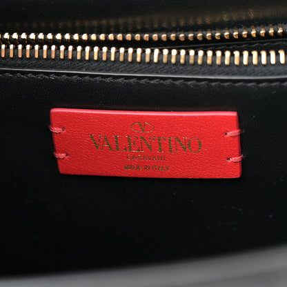 Valentino Garavani Crocodile Small VSling Top Handle Bag Black 6 of 11