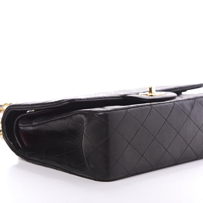 Chanel Lambskin Quilted Medium Double Flap Black 6 of 10