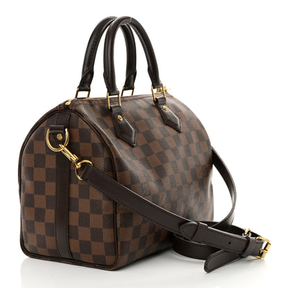Louis Vuitton Damier Ebene Speedy Bandouliere 25 3 of 15
