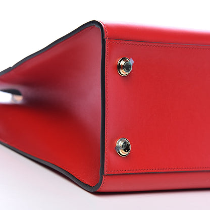 Louis Vuitton Calfskin City Steamer MM Rouge Black 7 of 10