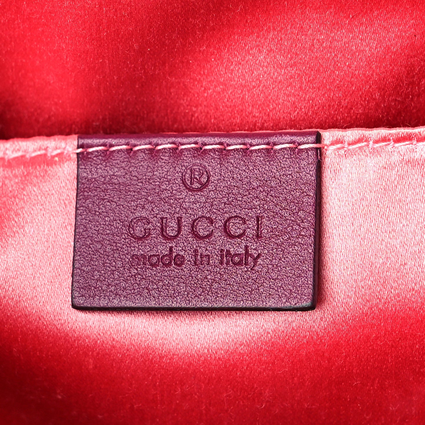 Velvet Matelasse GG Marmont Dome Backpack Fuchsia Violet Cyclamen