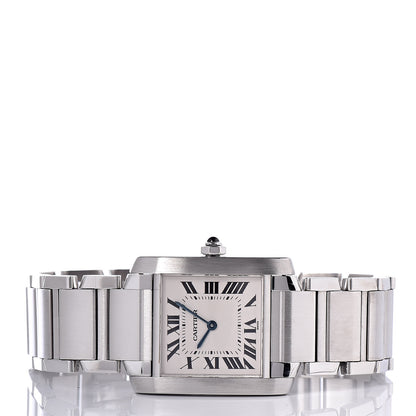 Cartier Stainless Steel 25mm Tank Francaise Quartz Watch 3 of 10
