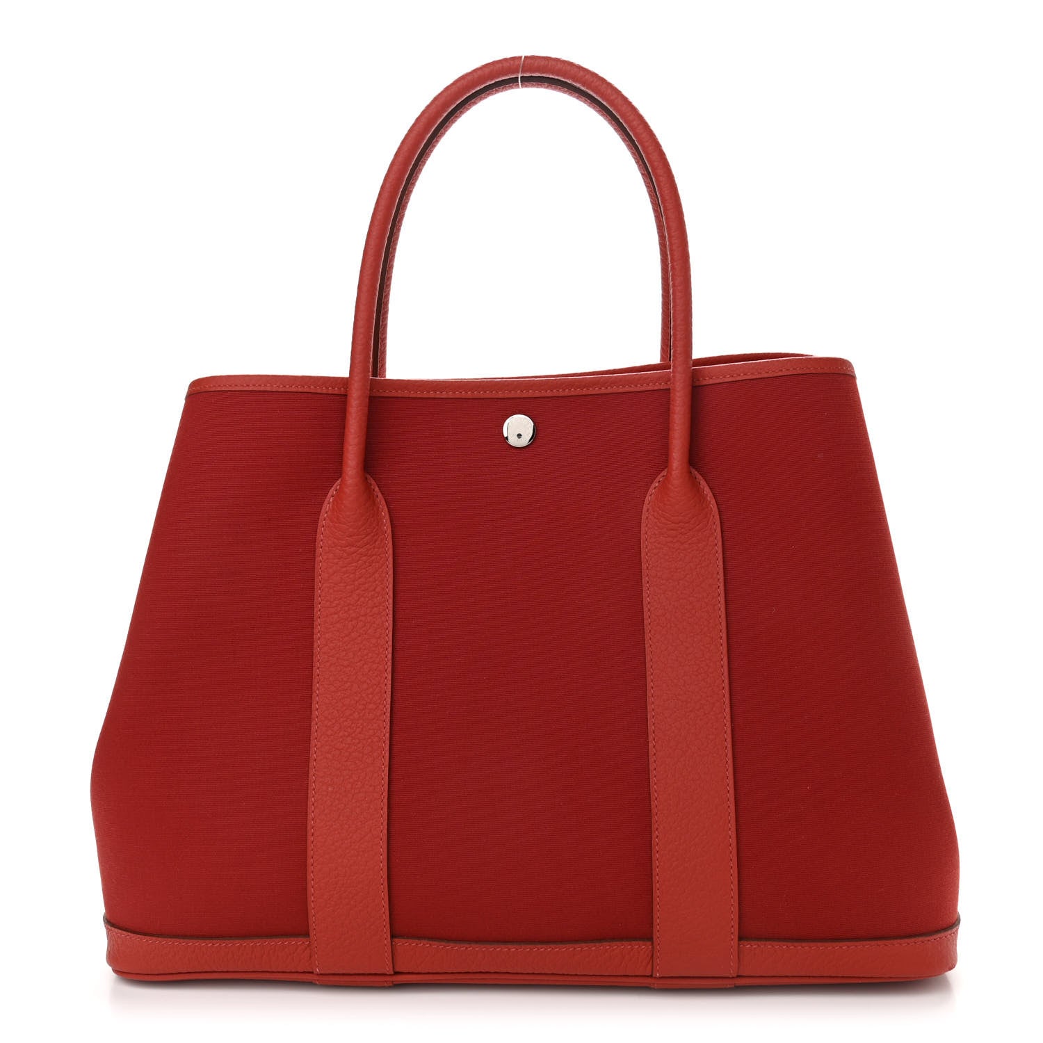 Hermes Toile Negonda Garden Party Tote 36 MM Rouge Piment 1 of 10