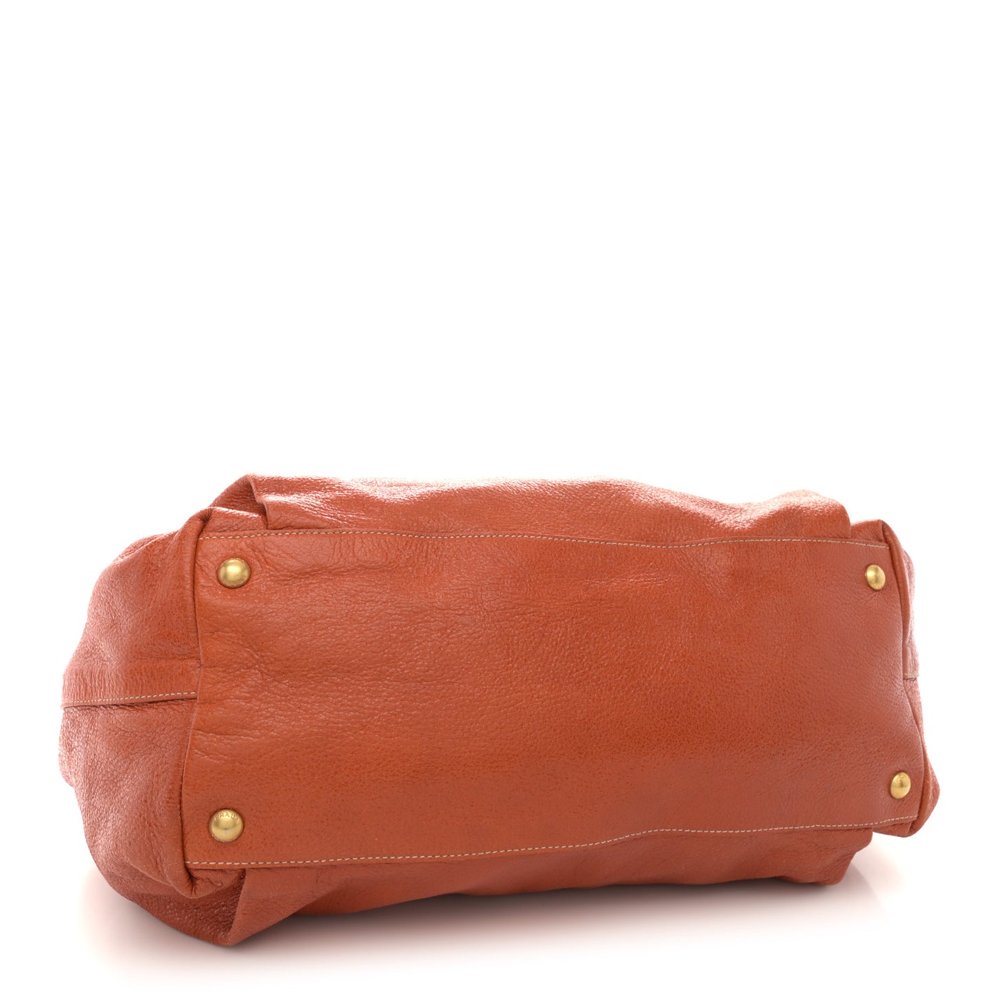 Cervo Lux Chain Shoulder Bag Orange