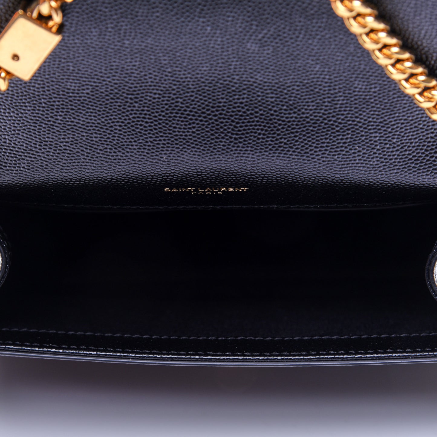 Grain De Poudre Small Monogram Kate Satchel Black