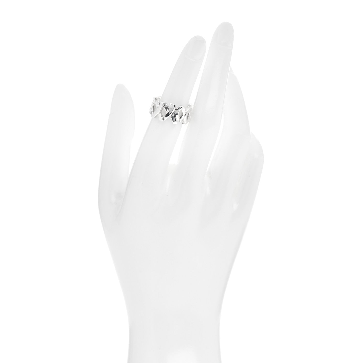 Tiffany Sterling Silver Paloma Picasso Love Kisses Ring 50 5.5 2 of 4