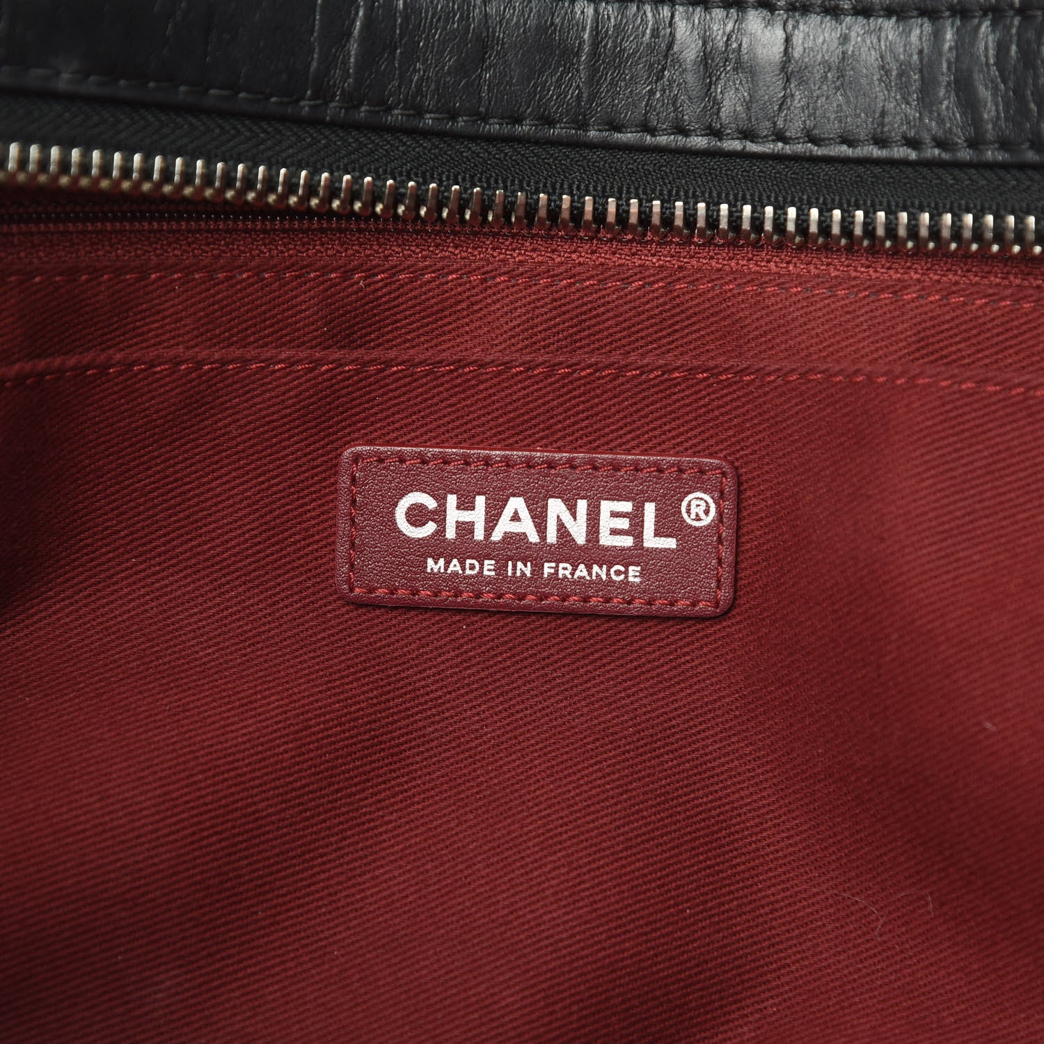 Chanel Aged Calfskin Chevron Quilted Duffle Bag Black 6 of 12