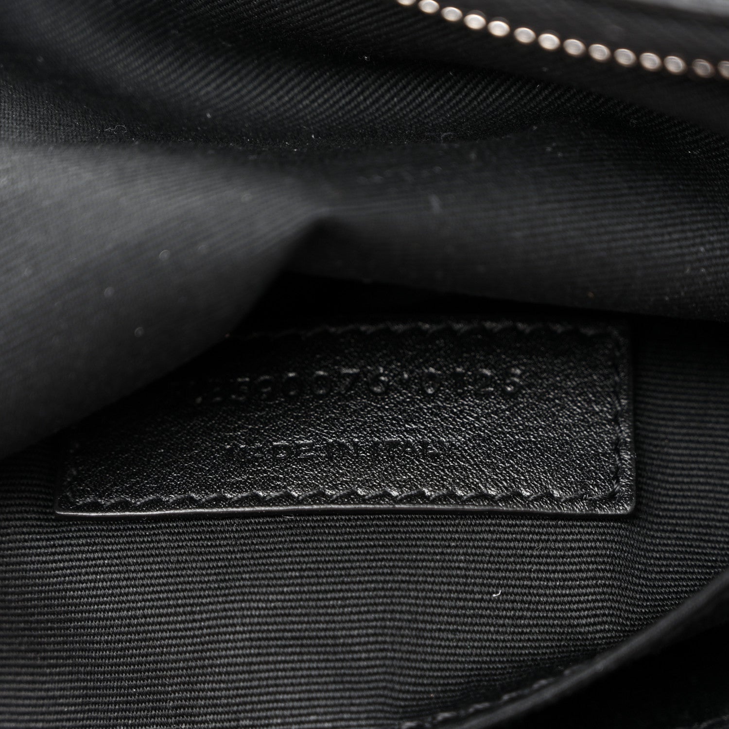 Saint Laurent Lambskin Monogram Belt Bag  Black 7 of 10