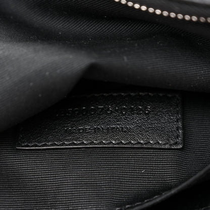Saint Laurent Lambskin Monogram Belt Bag  Black 7 of 10