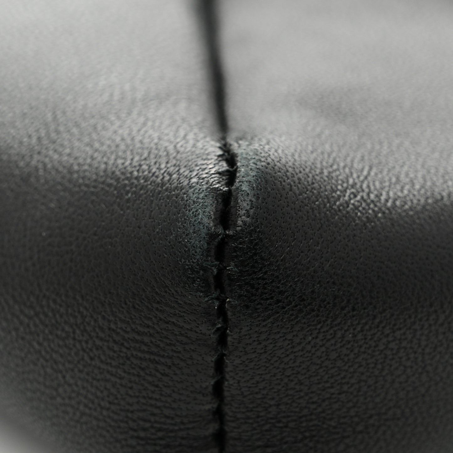 Lambskin Small Cassandre Envelope Pouch Black