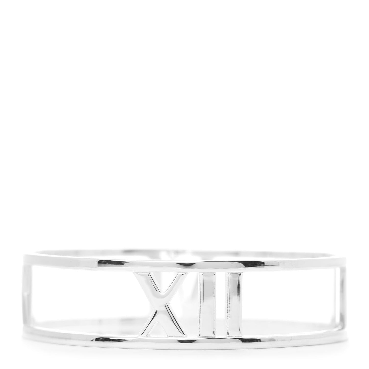Sterling Silver Atlas Open Bangle Bracelet