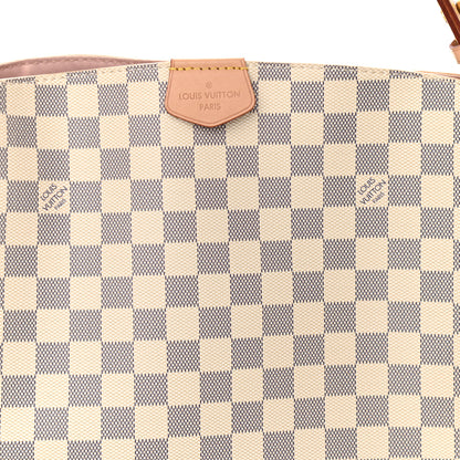 Louis Vuitton Damier Azur Graceful PM Rose Ballerine 9 of 12