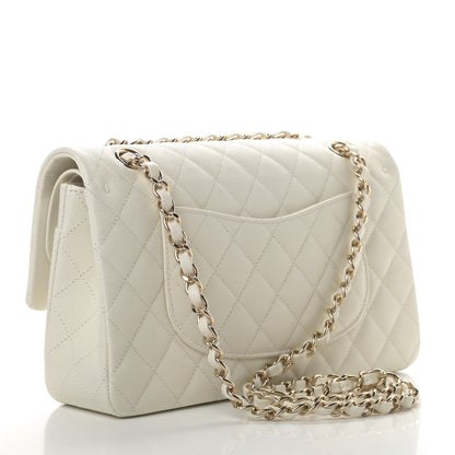 Chanel Caviar Quilted Medium Double Flap White 3 of 11