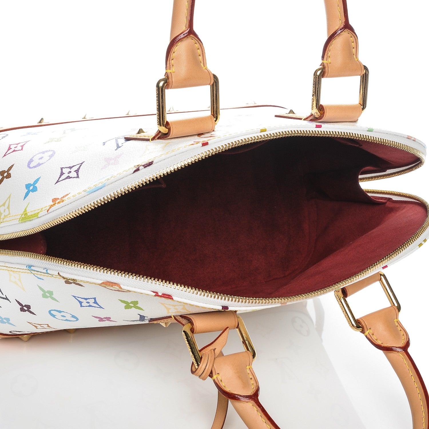 Louis Vuitton Monogram Multicolor Alma White 5 of 6