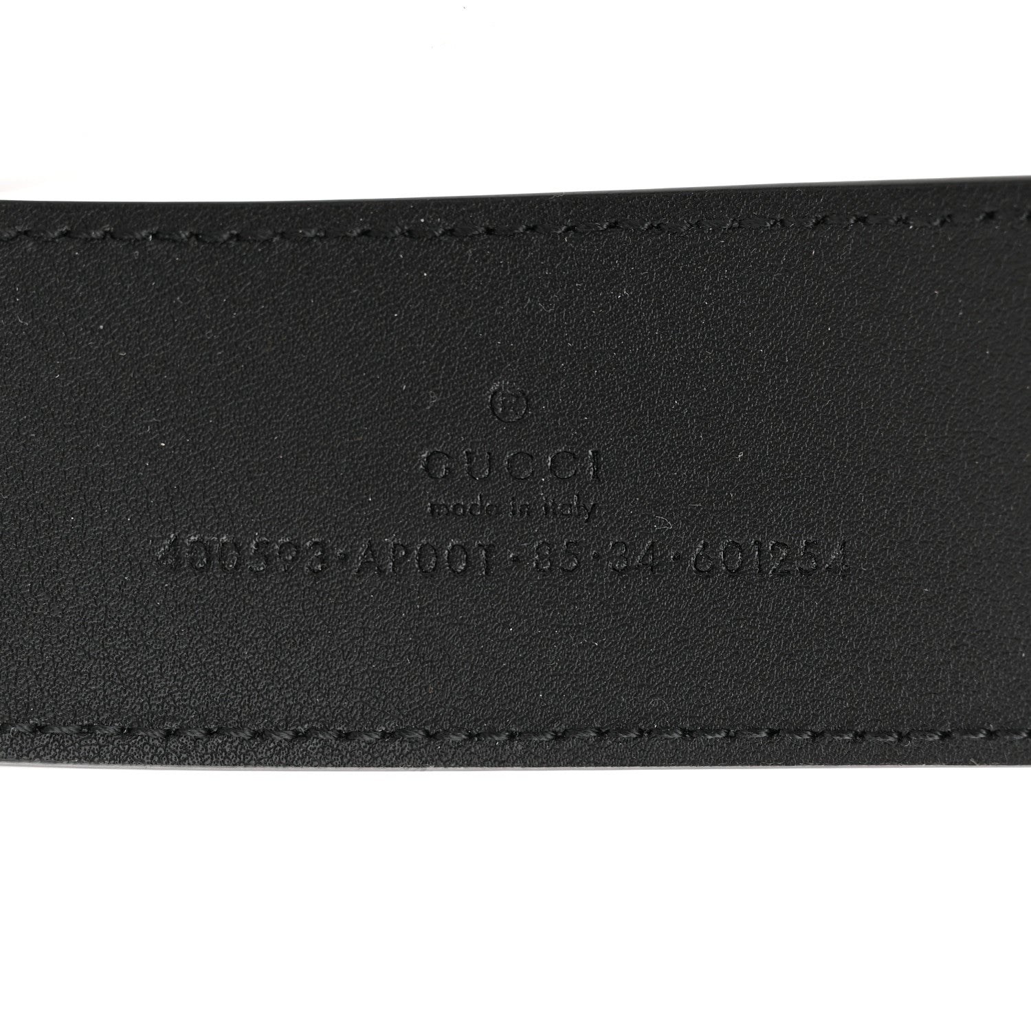 Gucci Calfskin Double G 40mm Belt 85 34 Black 3 of 3