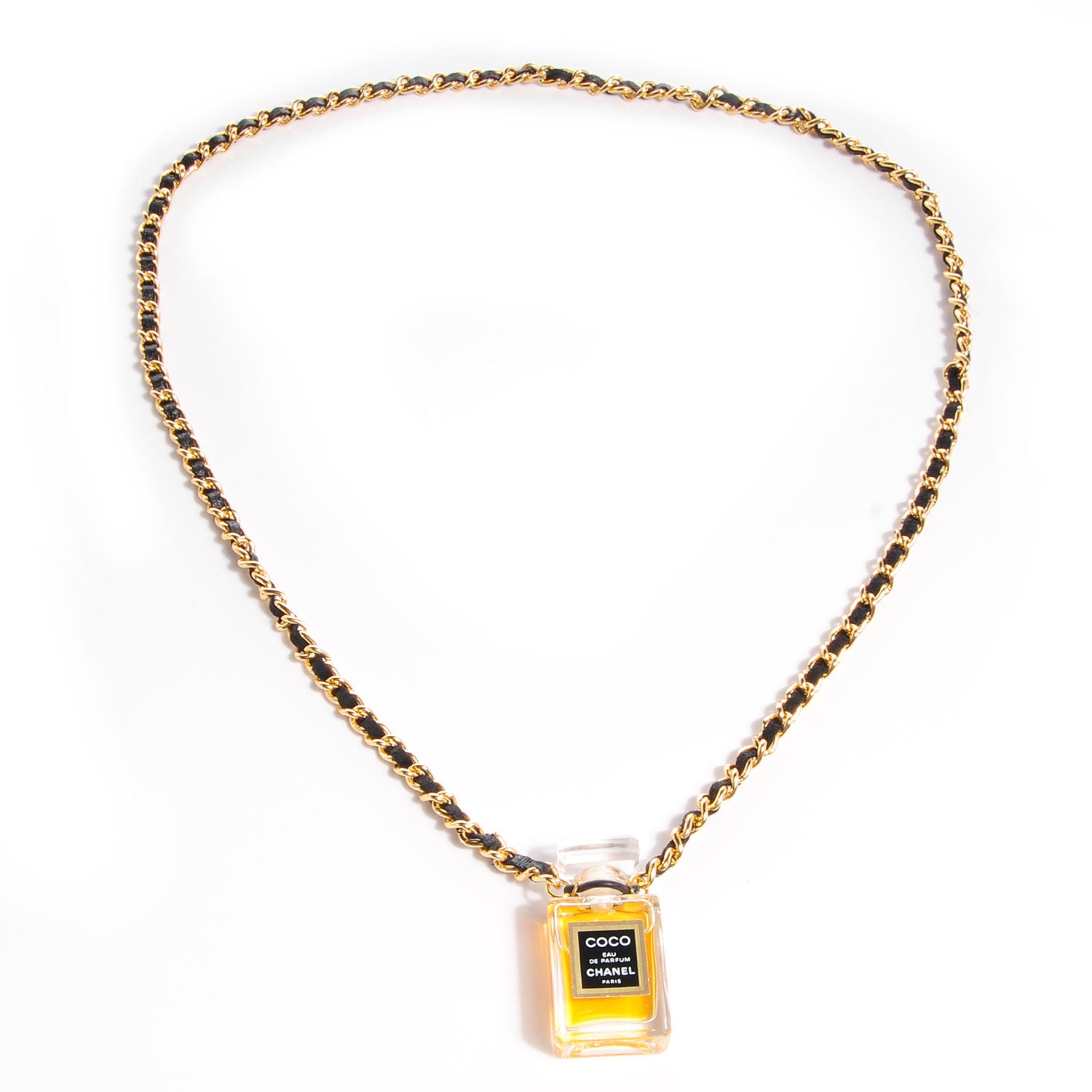 Chanel Coco Perfume Bottle Necklace 68048 – FASHIONPHILE