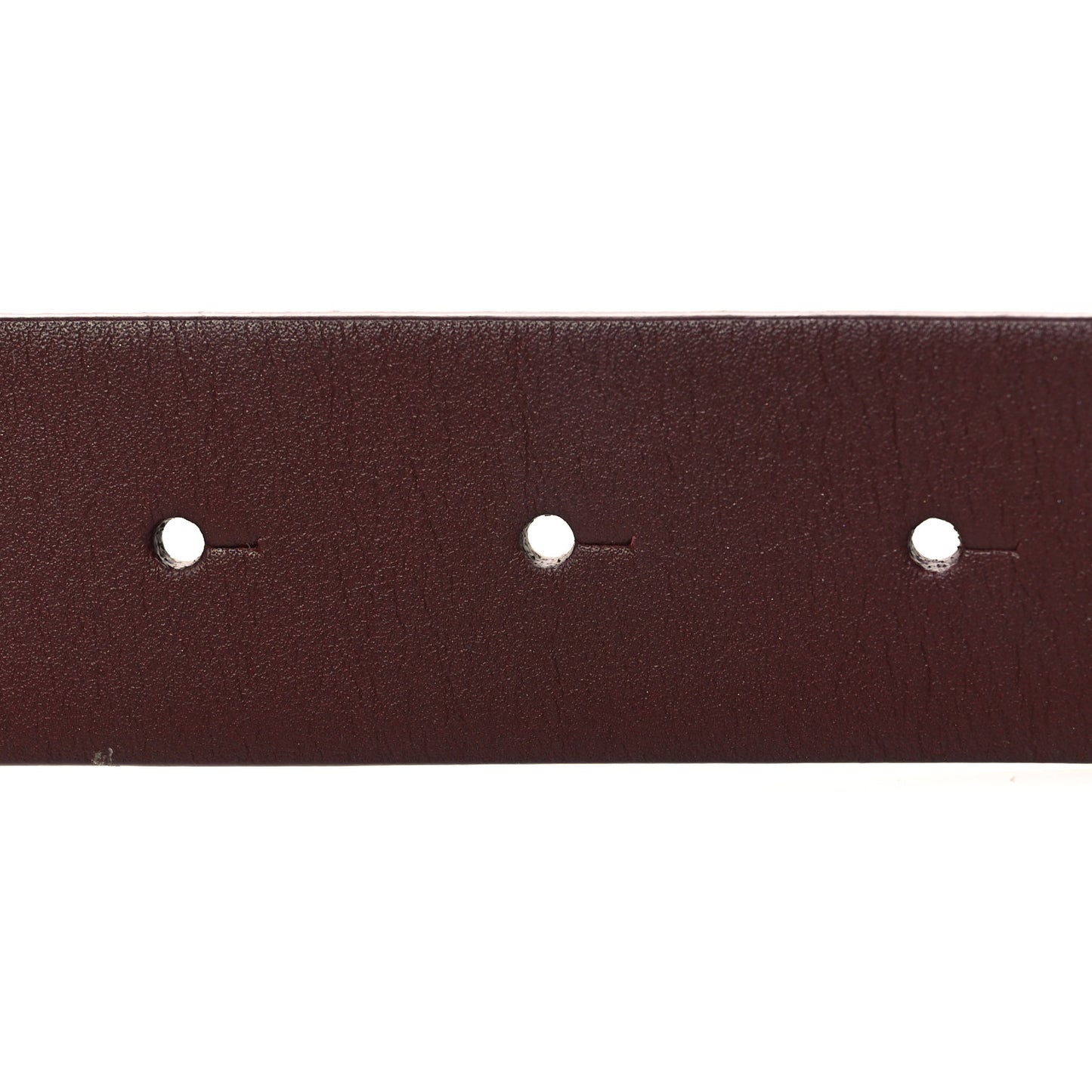 Calfskin CC Reversible Belt 90 Black Burgundy