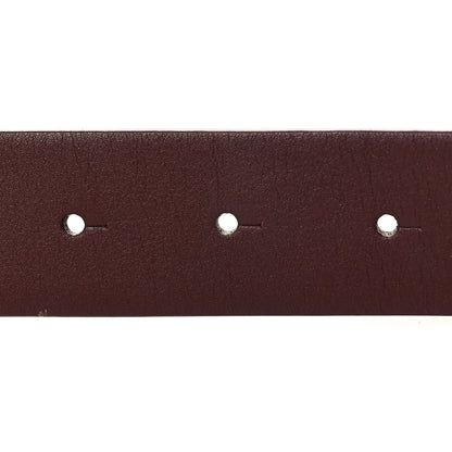 Chanel Calfskin CC Reversible Belt 90 Black Burgundy 4 of 7