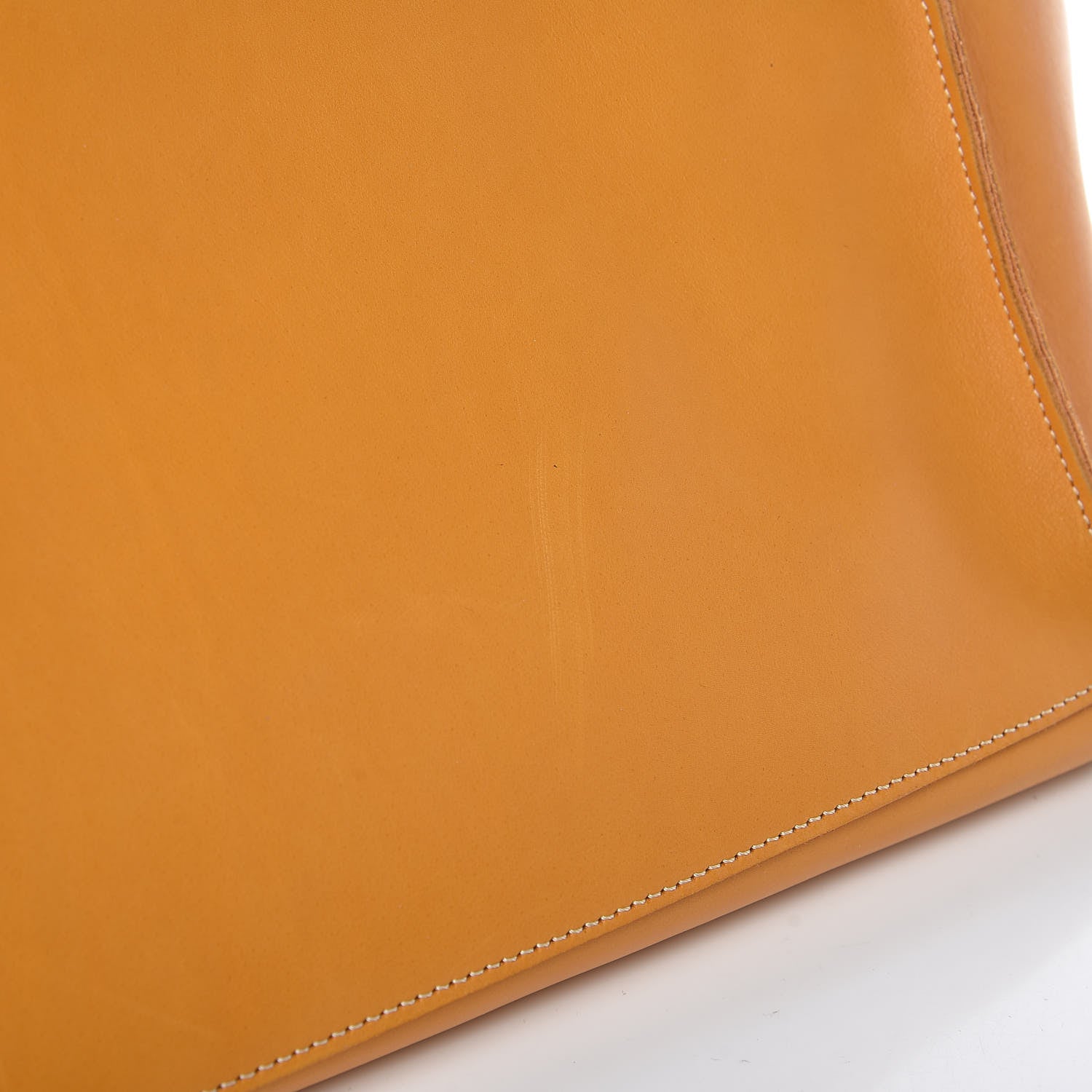 Celine Soft Bare Calfskin Medium Big Bag Dark Yellow 10 of 15