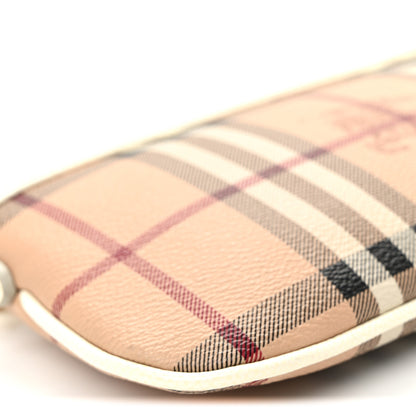 Burberry Haymarket Check Pochette White 9 of 11