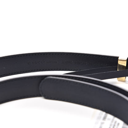 Gucci Calfskin Torchon Double G 20mm Belt 90 36 Off White Blue Red 3 of 3