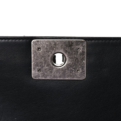 Chanel Calfskin Quilted Medium Boy Flap Black 15 of 24