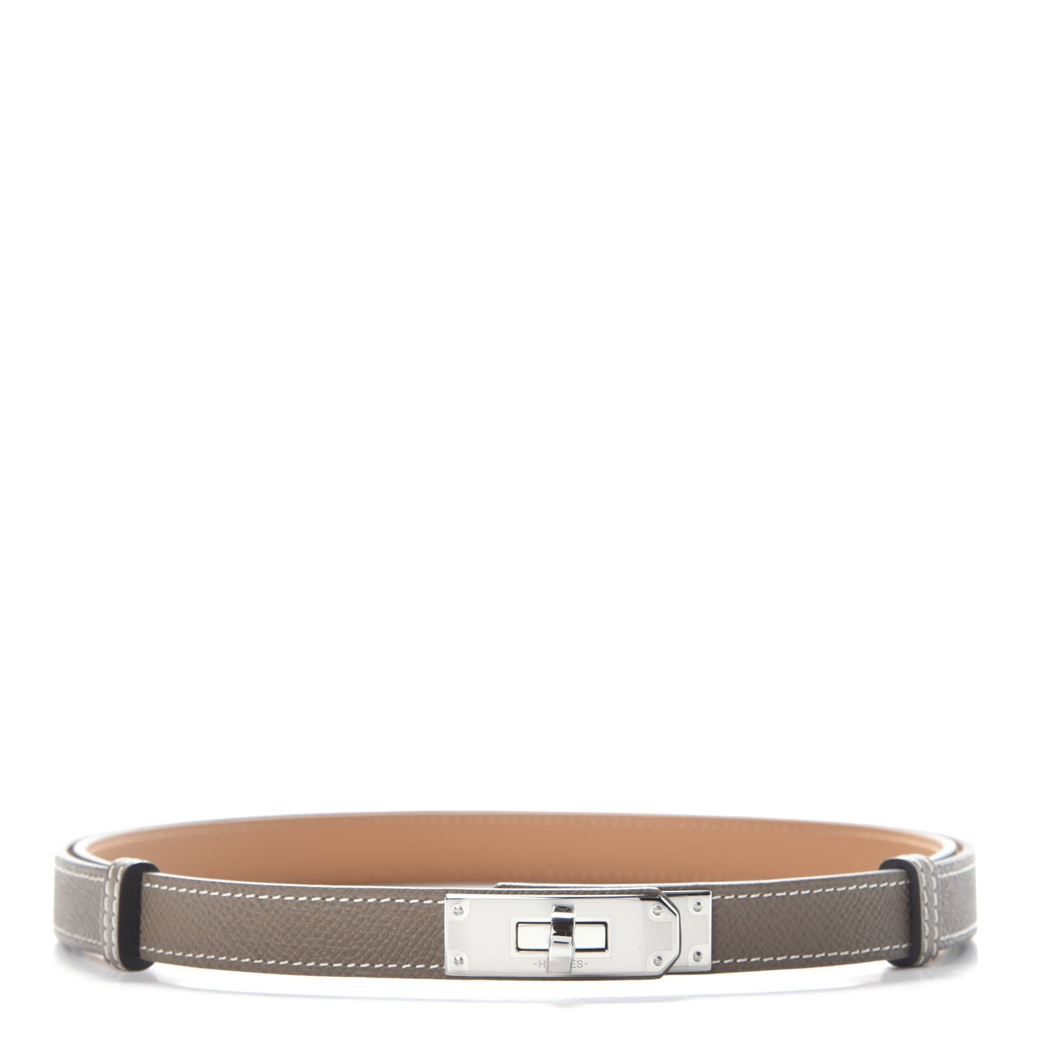 Hermes Epsom Kelly Belt Etoupe 1 of 3