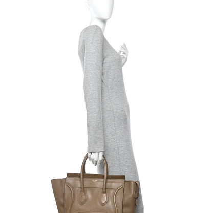 Celine Smooth Calfskin Mini Luggage Camel 2 of 14