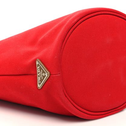 Prada Canapa Small Shopping Tote Rosso 10 of 13