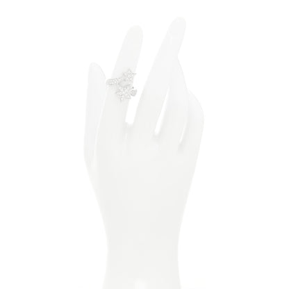 Chanel 18K White Gold Diamond Comete Geode Ring 49 4.75 2 of 4