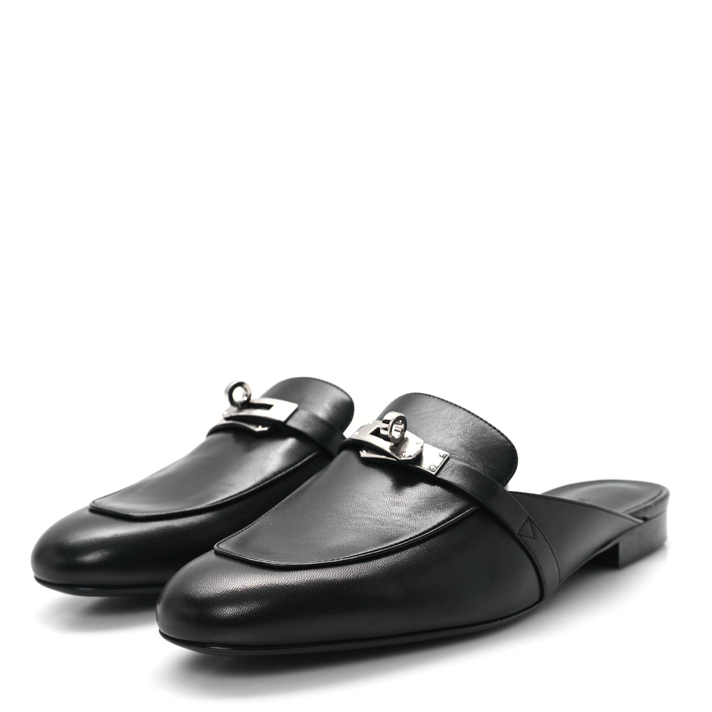 Goatskin Oz Mules 40 Black