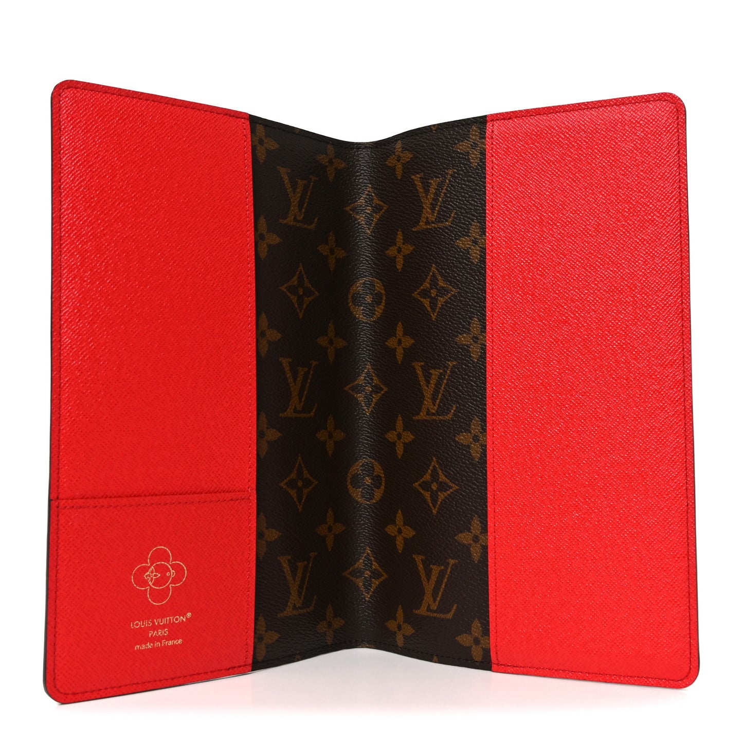 Monogram Emily Notebook Cover MM Coquelicot