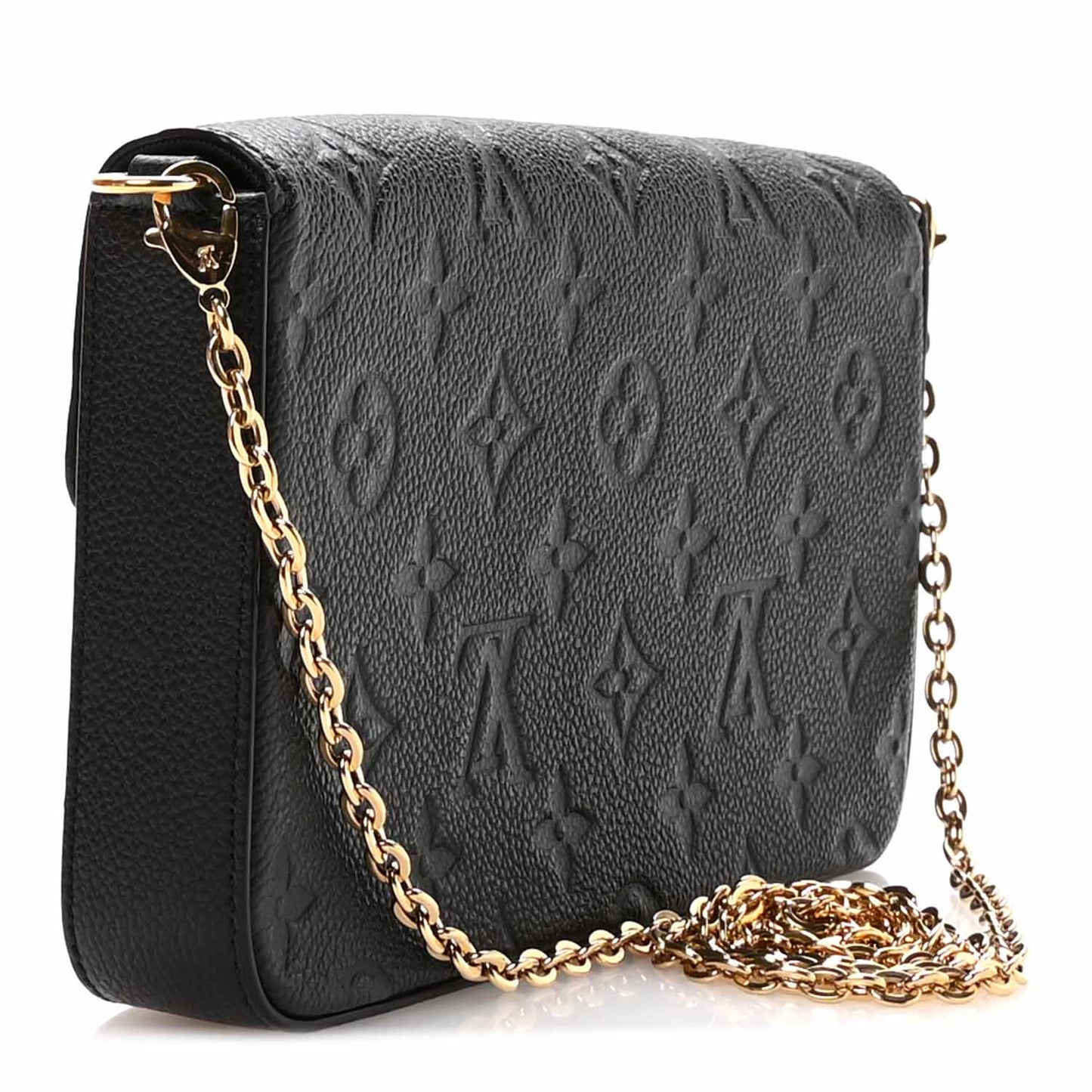 Empreinte Pochette Felicie Chain Wallet Black