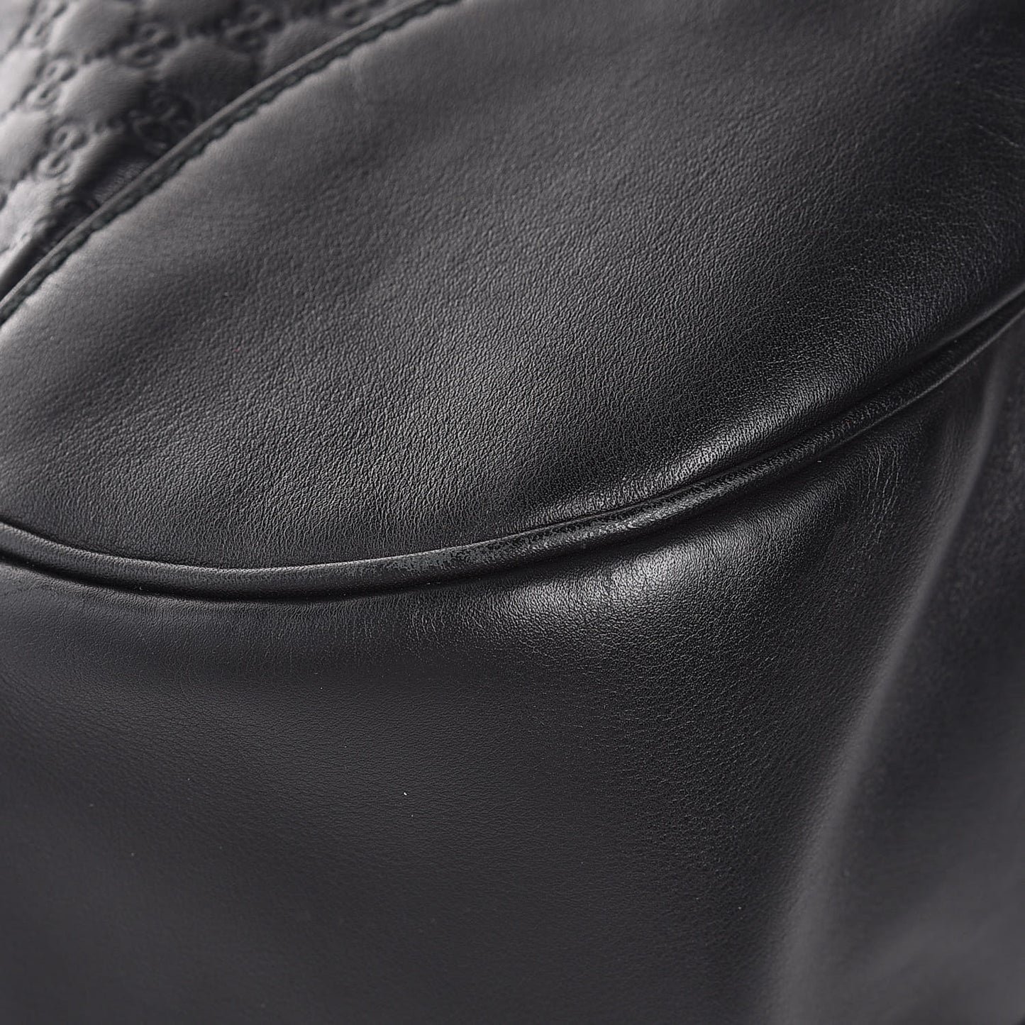 Soft Microguccissima Margaux Hobo Black
