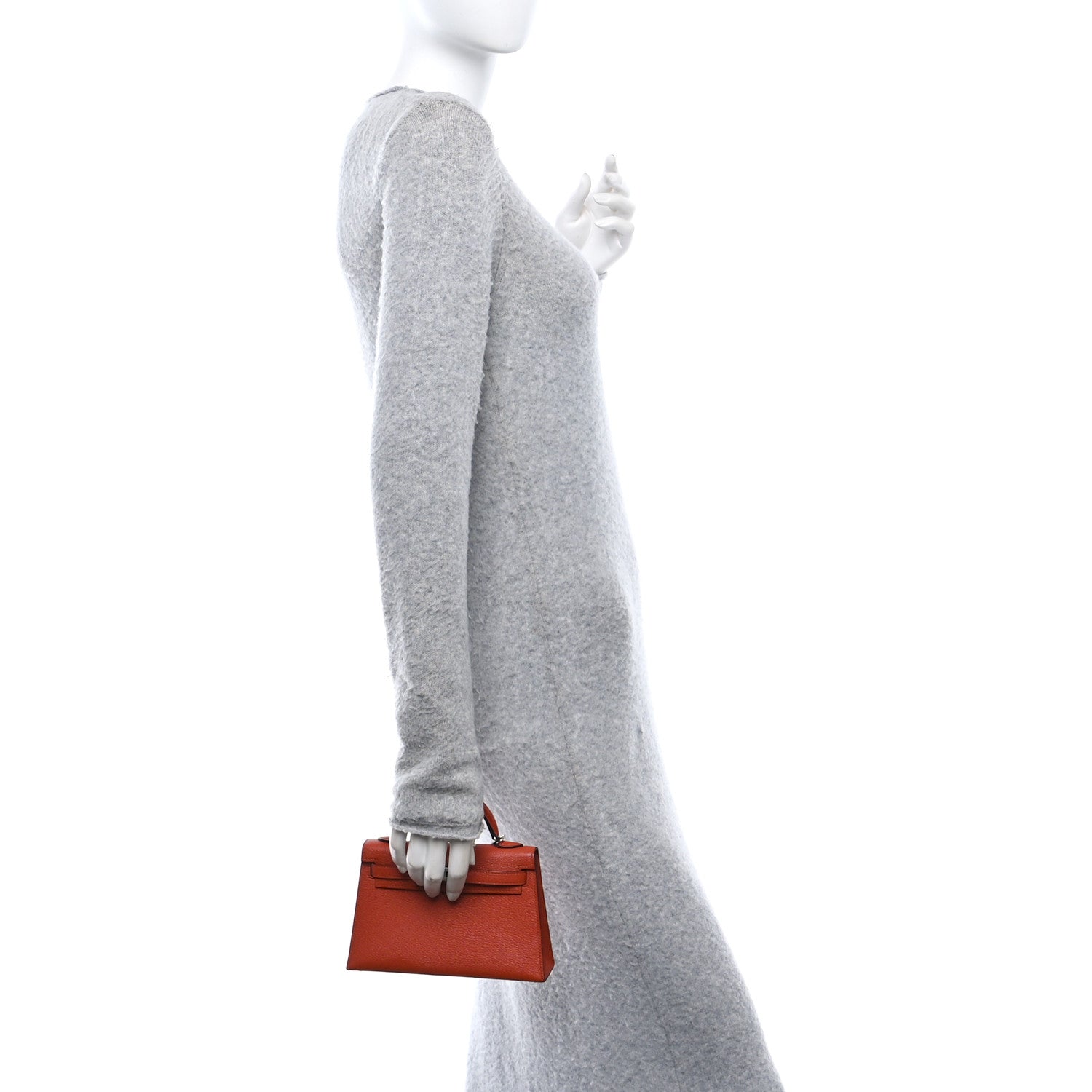 Hermes Chevre Mysore Mini Kelly Sellier 20 Cuivre Rose Mexico 2 of 11