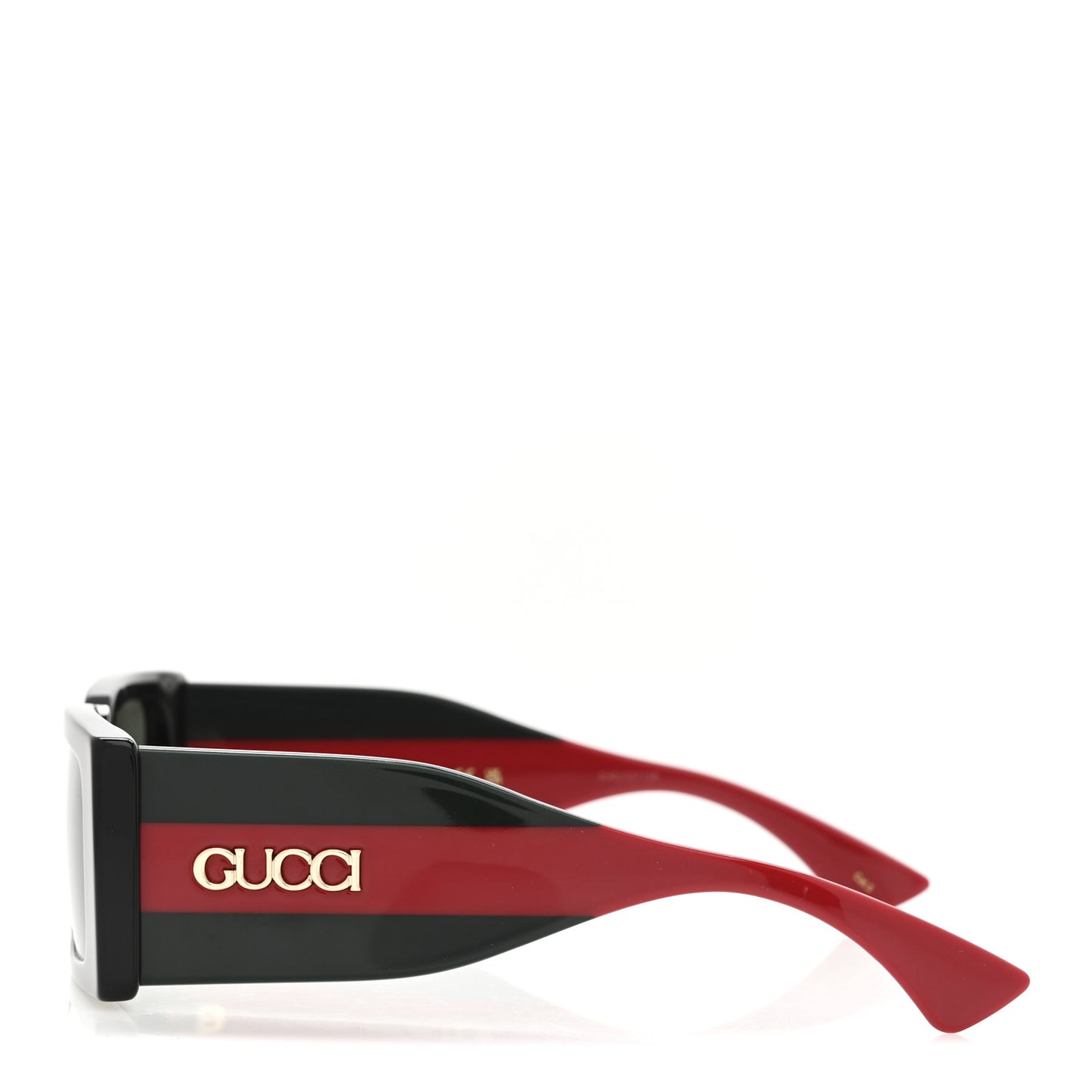 Acetate Web Frame Rectangle Sunglasses GG1860S Black Multicolor
