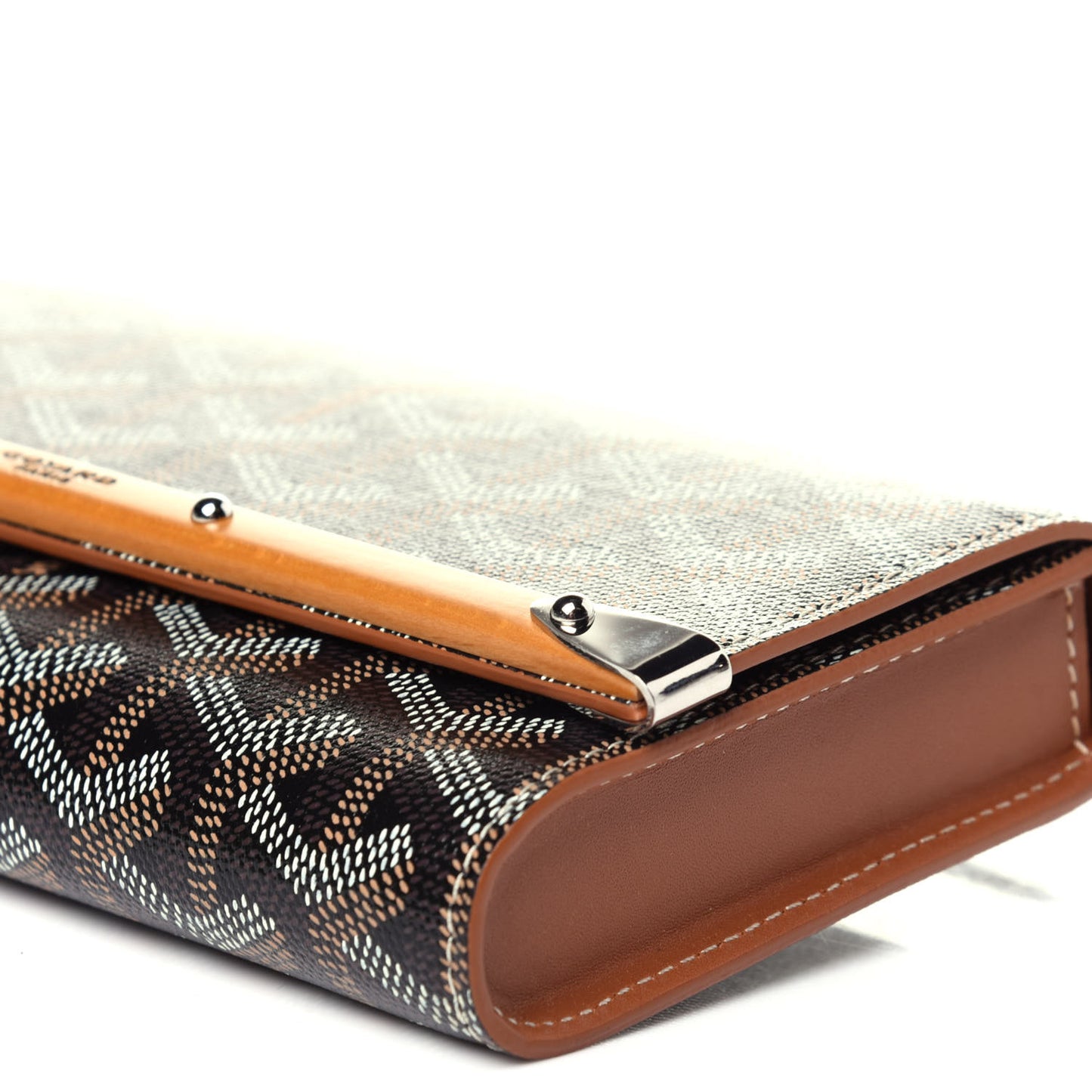 Goyardine Monte Carlo Mini Phone Case Black