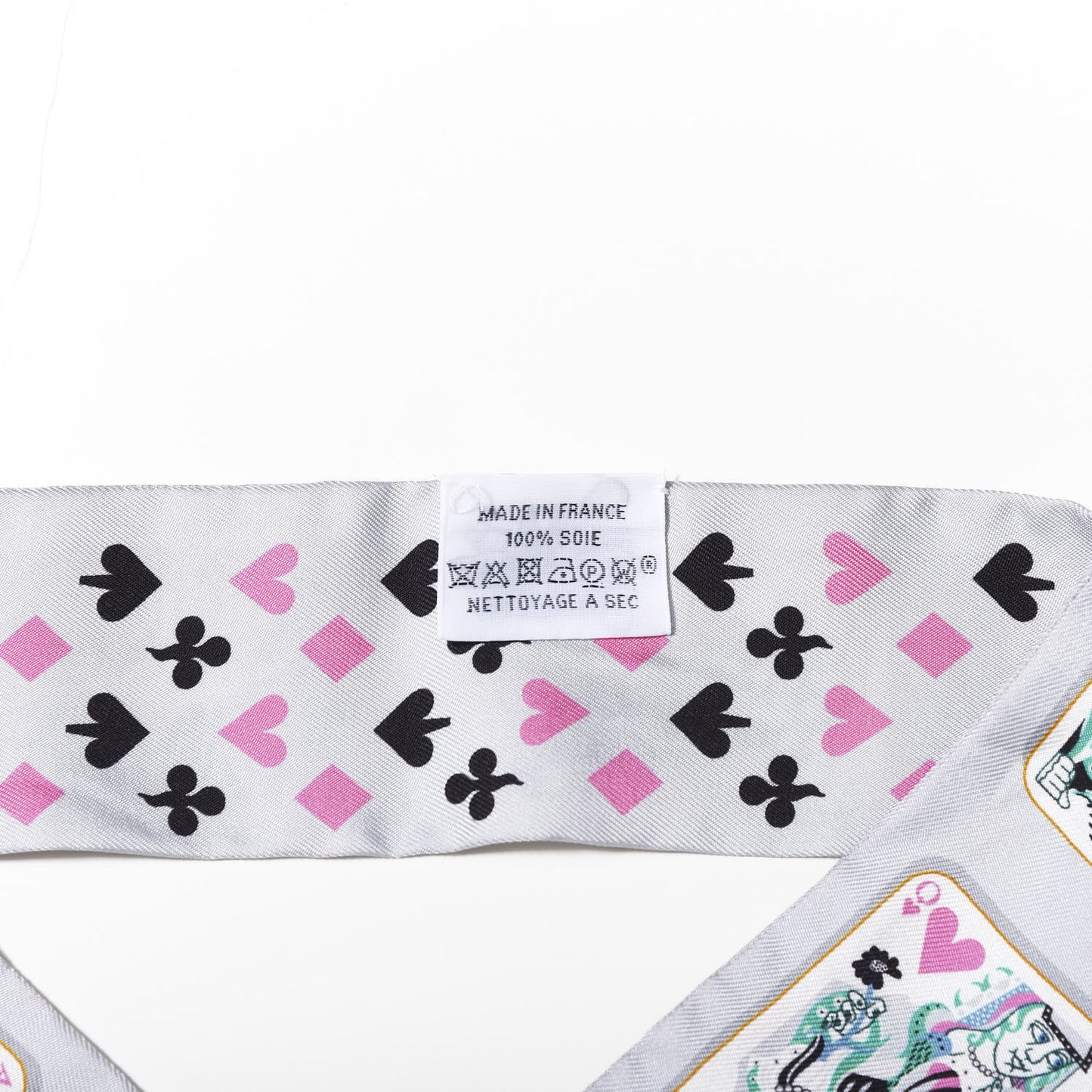 Silk Jeu de Cartes Twilly Gris Perle Rose Black