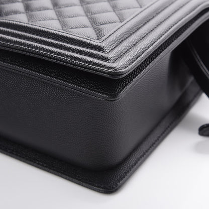 Chanel Caviar Quilted New Medium Boy Flap Black 9 of 9