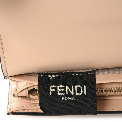 Fendi Vitello Cruise Fiori Allover Continental Wallet Arancio Multicolor 6 of 8