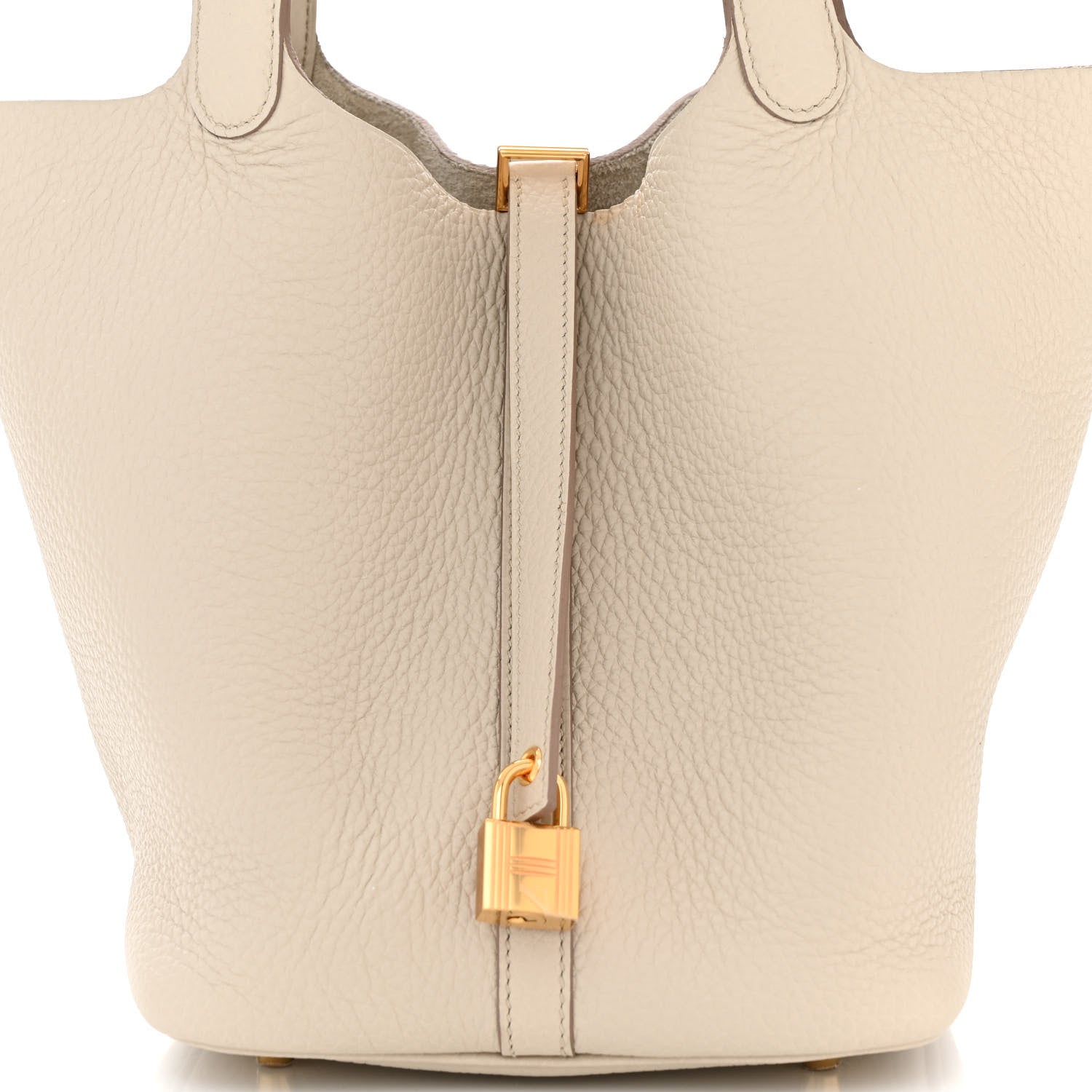 Hermes Taurillon Clemence Picotin Lock 22 MM Beton 8 of 10