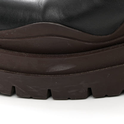 Bottega Veneta Calfskin Mens The Tire Chelsea Boots 42 Black Camping 15 of 19
