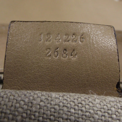 Gucci Leather Fold Over Satchel Beige 9 of 10