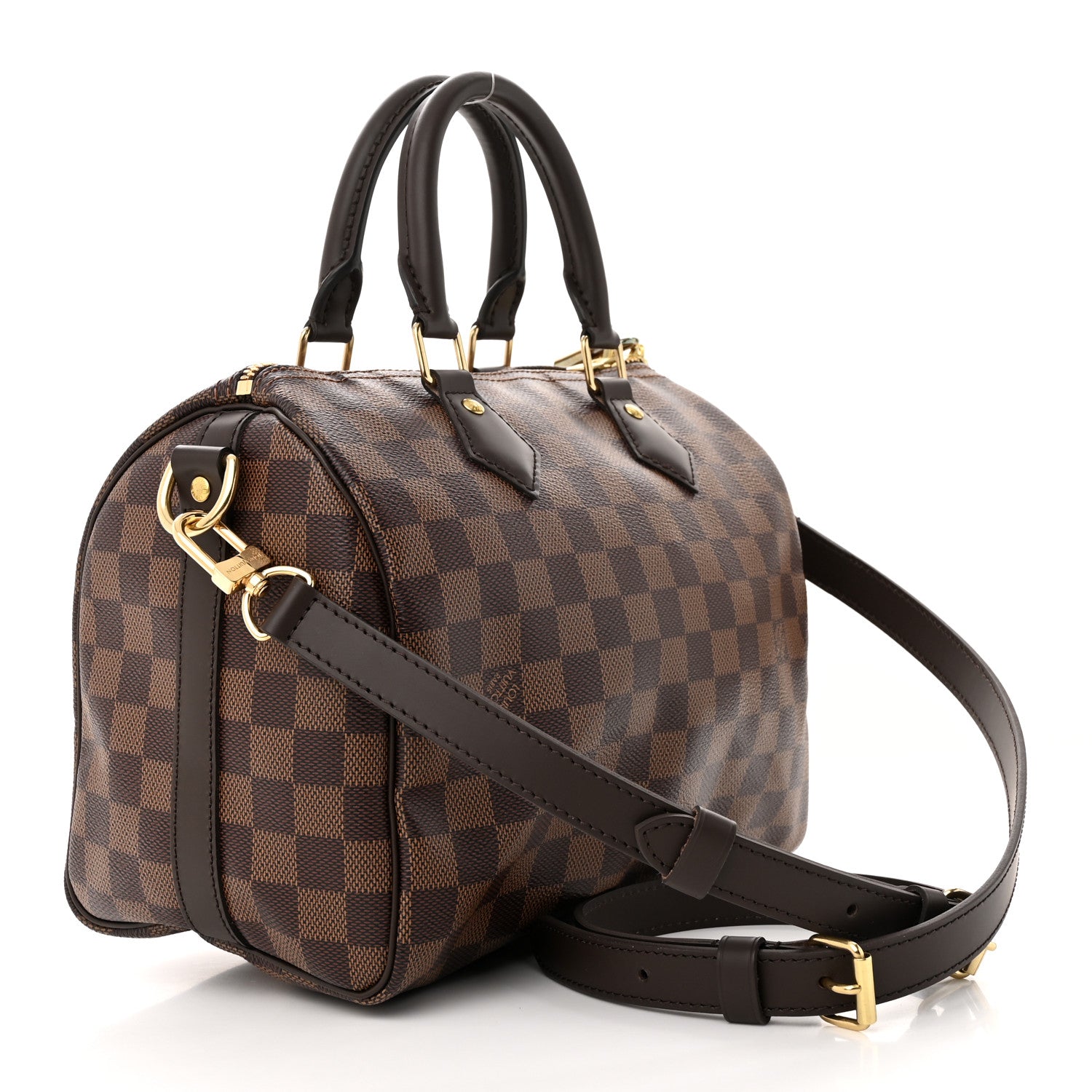 Louis Vuitton Damier Ebene Speedy Bandouliere 25 3 of 10