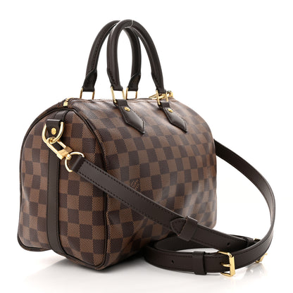 Louis Vuitton Damier Ebene Speedy Bandouliere 25 3 of 10