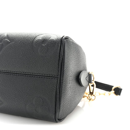 Louis Vuitton Empreinte Monogram Giant Speedy Bandouliere 20 Black 9 of 9