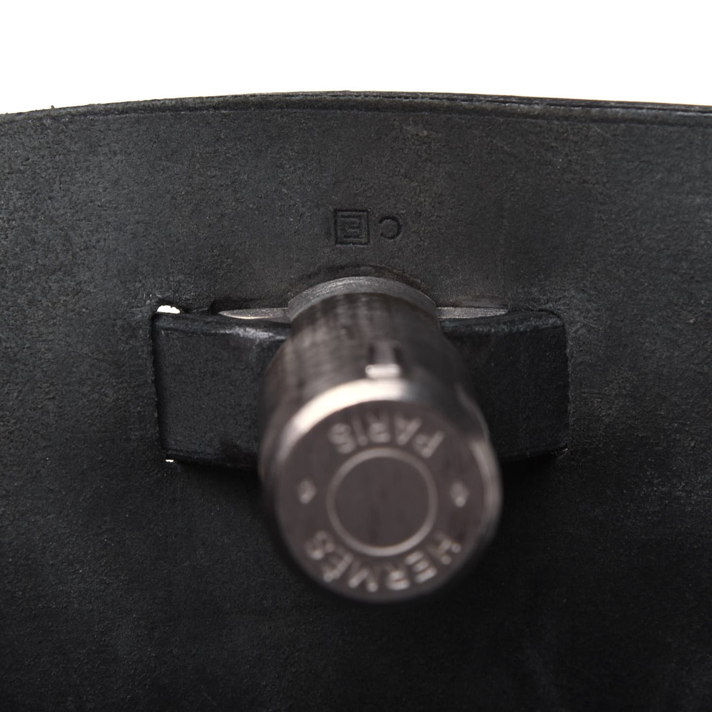 Toile Vache Calfskin Herbag 40 GM Black