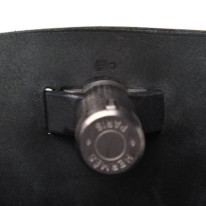 Hermes Toile Vache Calfskin Herbag 40 GM Black 7 of 30