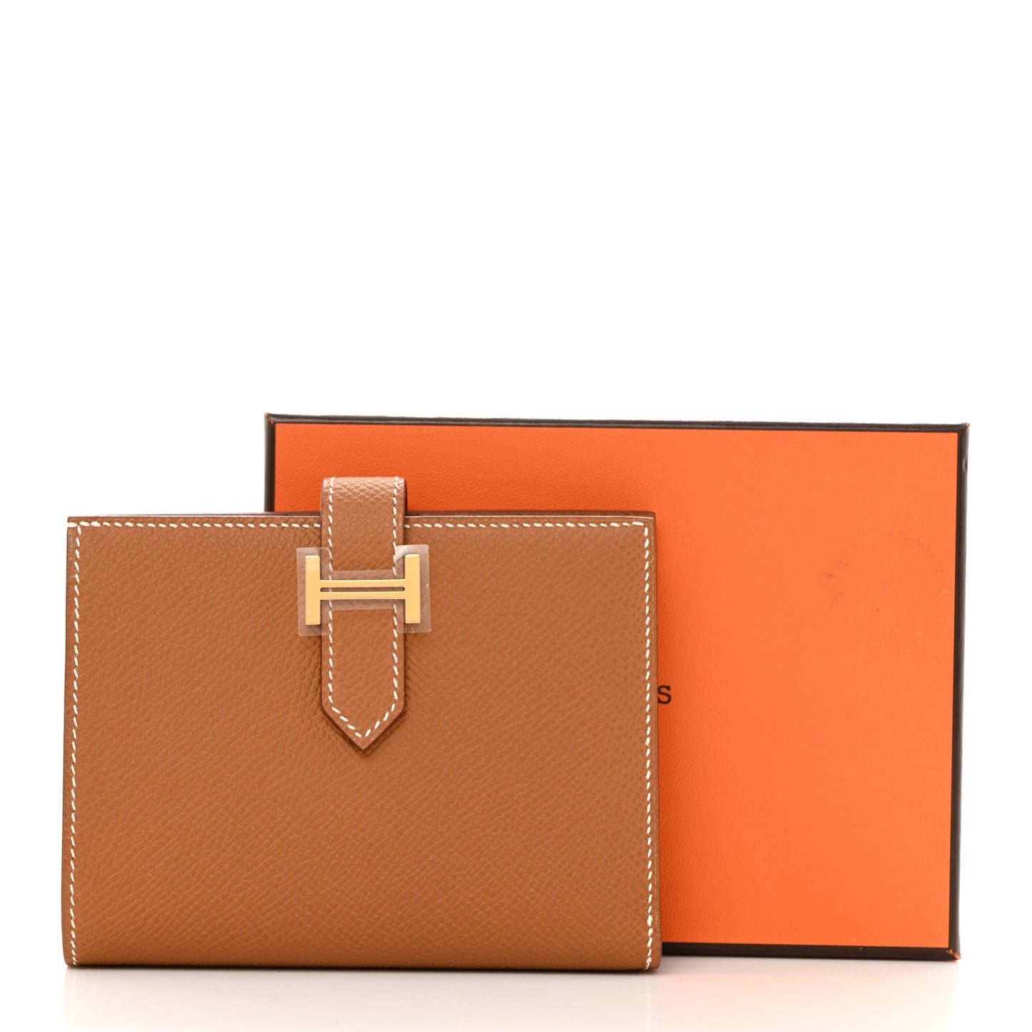 Epsom Bearn Compact Wallet Gold