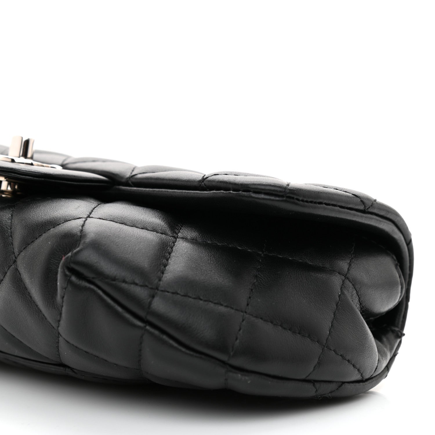Chanel Calfskin Quilted CC Uniform Flap Belt Bag Black 10 of 12